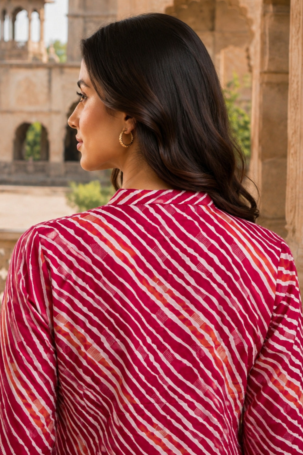 Noor Leheriya Grace Pintuck Cotton Kurta