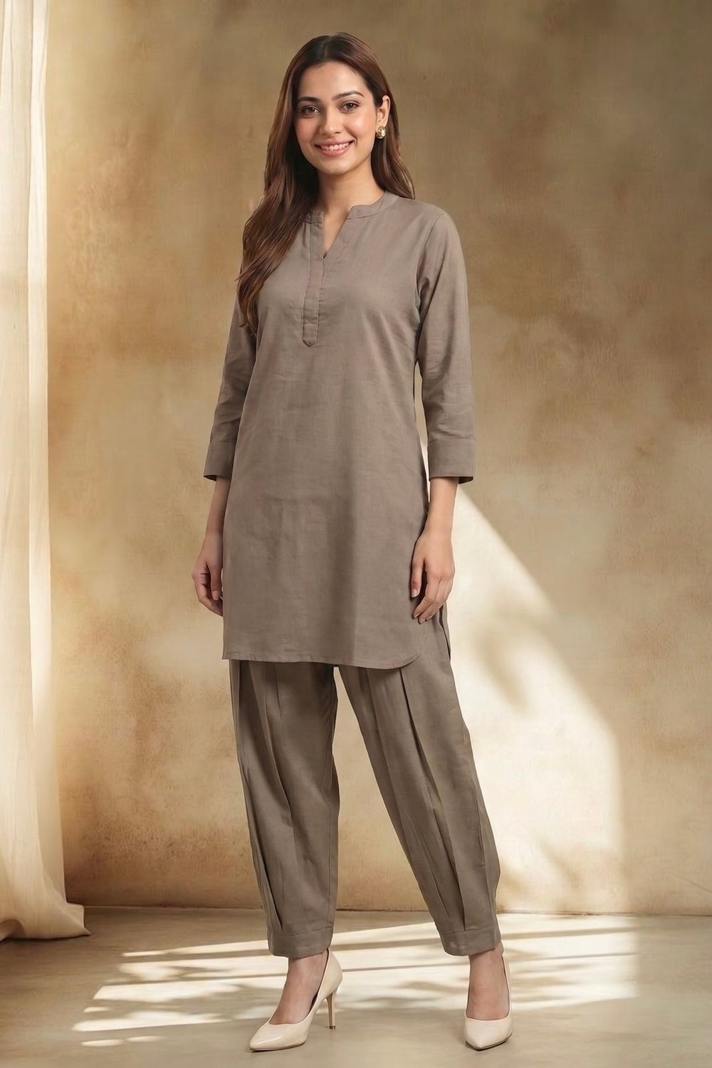 Dhara Cotton Flex Kurta Co-ord Set
