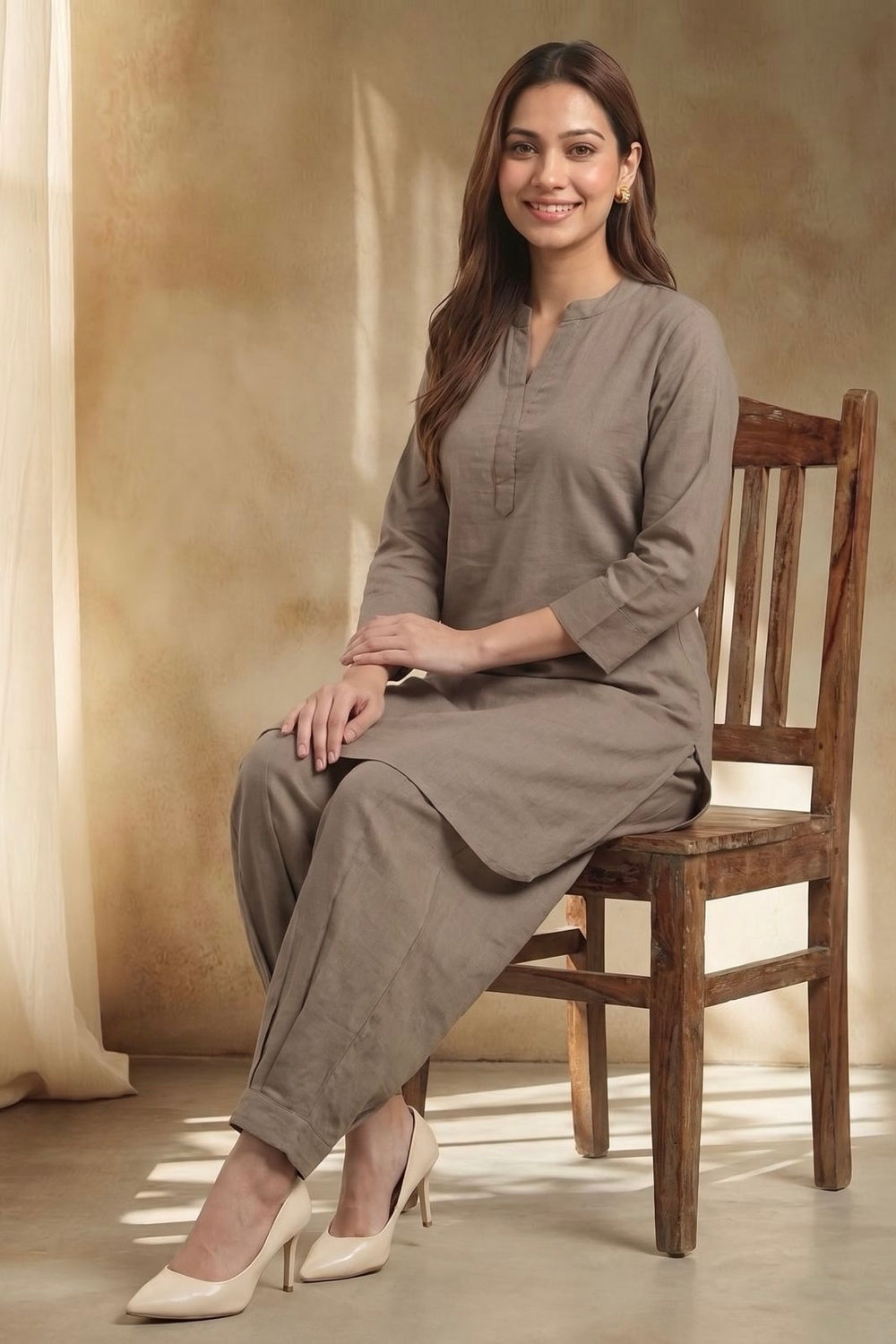 Dhara Cotton Flex Kurta Co-ord Set