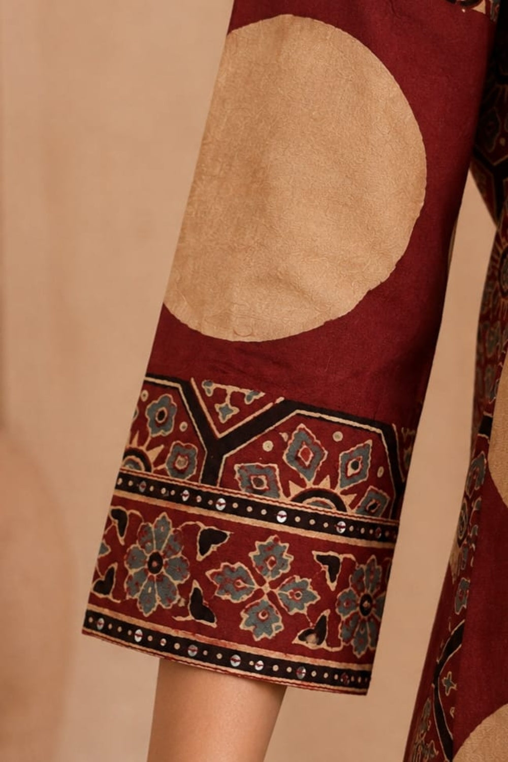 Aariz Ajrakh Cotton Kurta