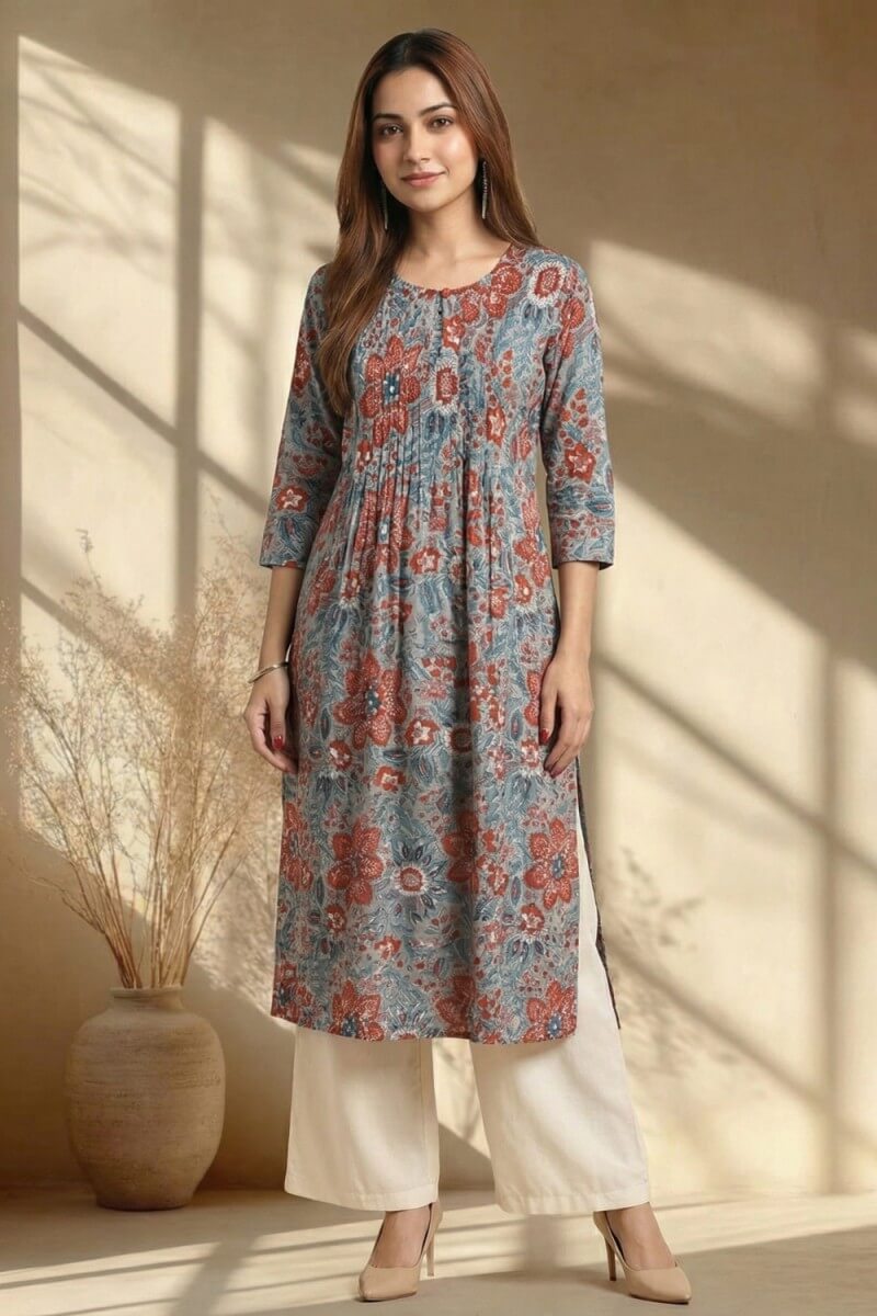 Silver Meadow Handcrafted Kurta