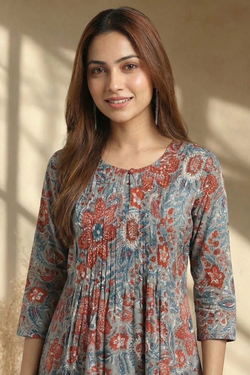 Silver Meadow Handcrafted Kurta