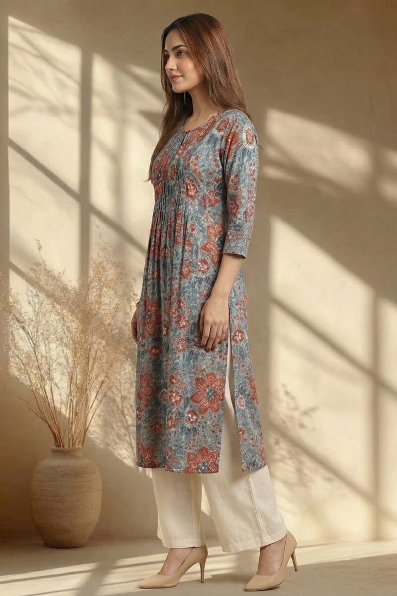 Silver Meadow Handcrafted Kurta