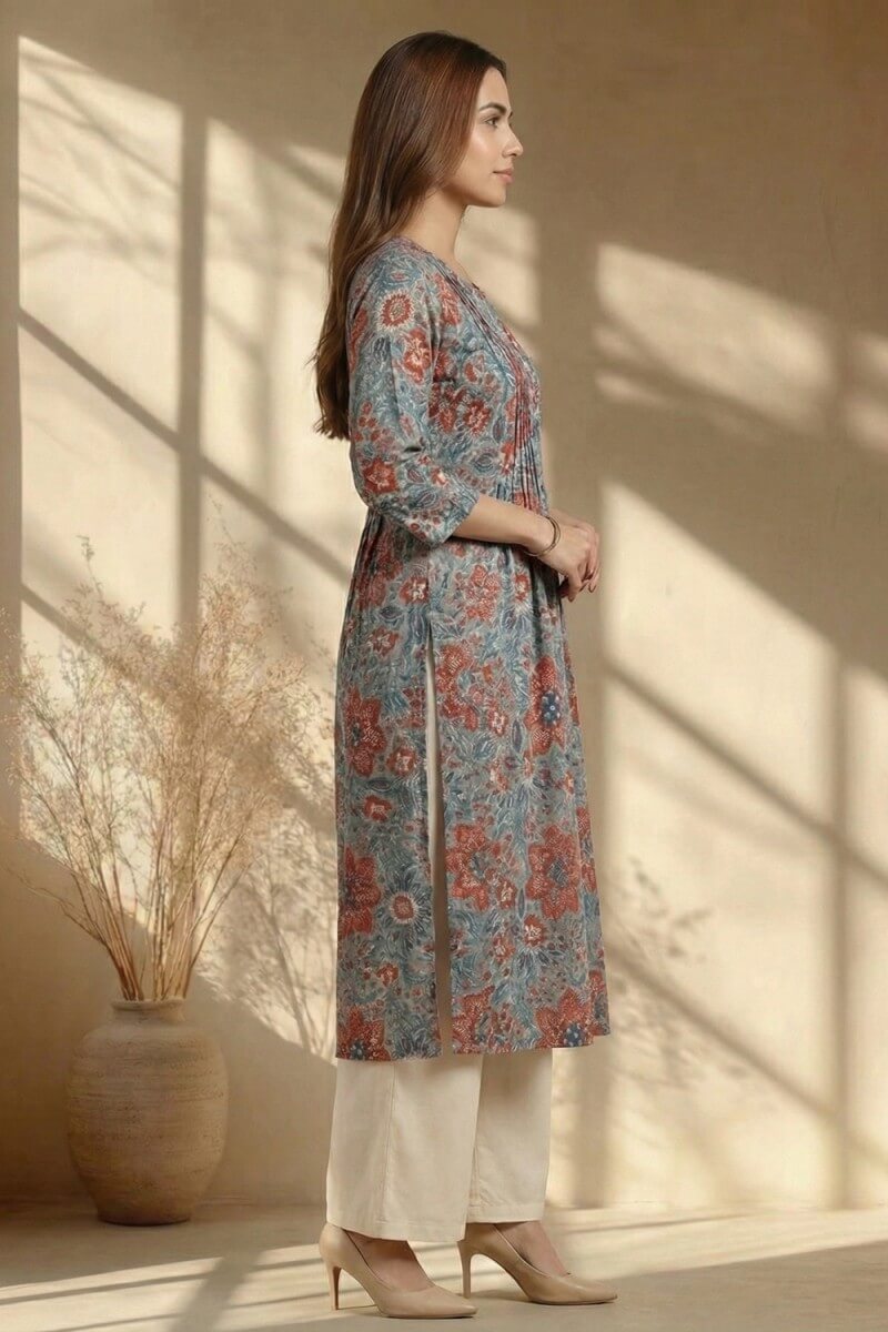 Silver Meadow Handcrafted Kurta