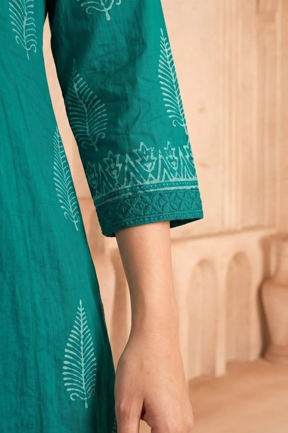 Emerald Veda Embroidered Kurta