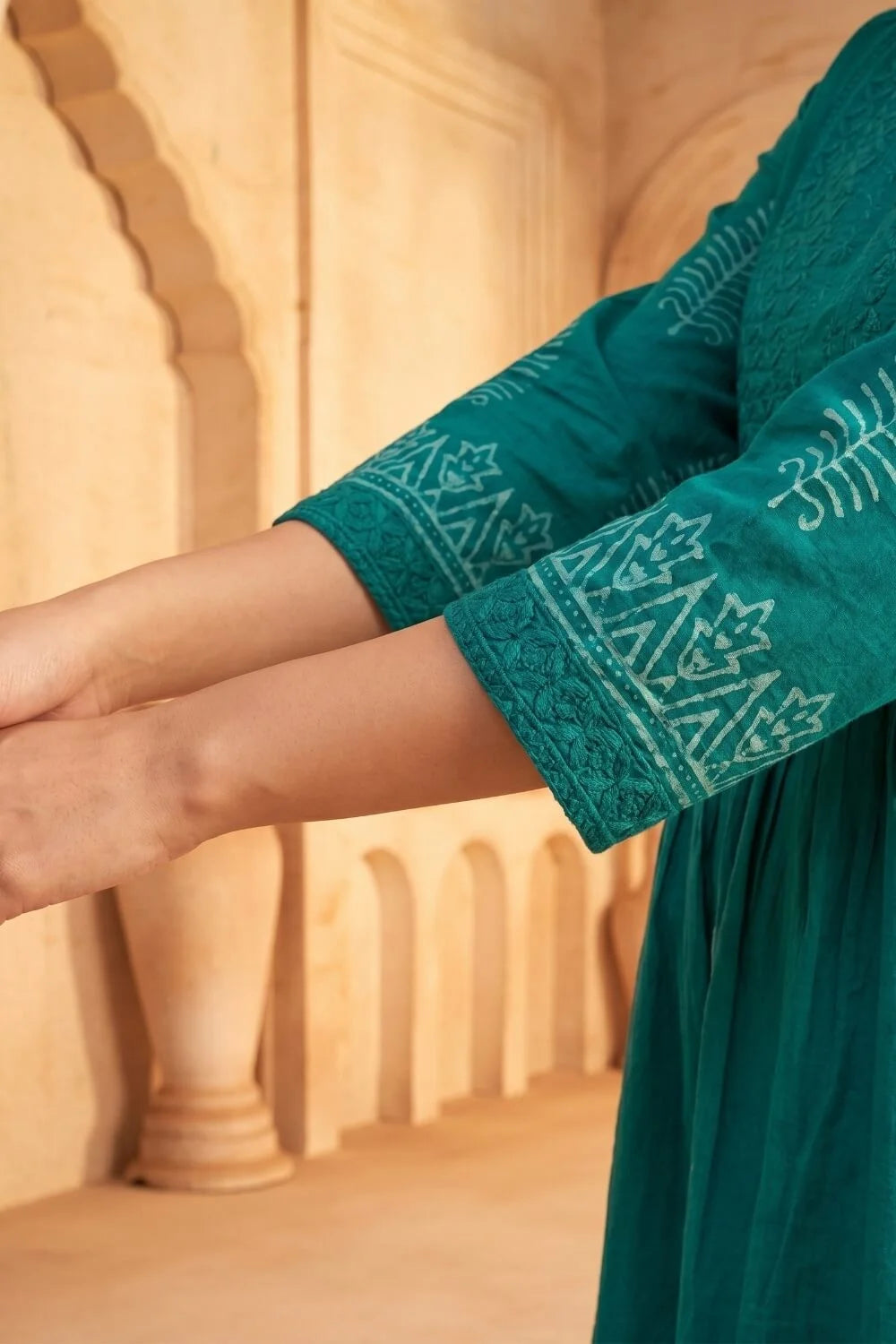 Emerald Veda Embroidered Kurta