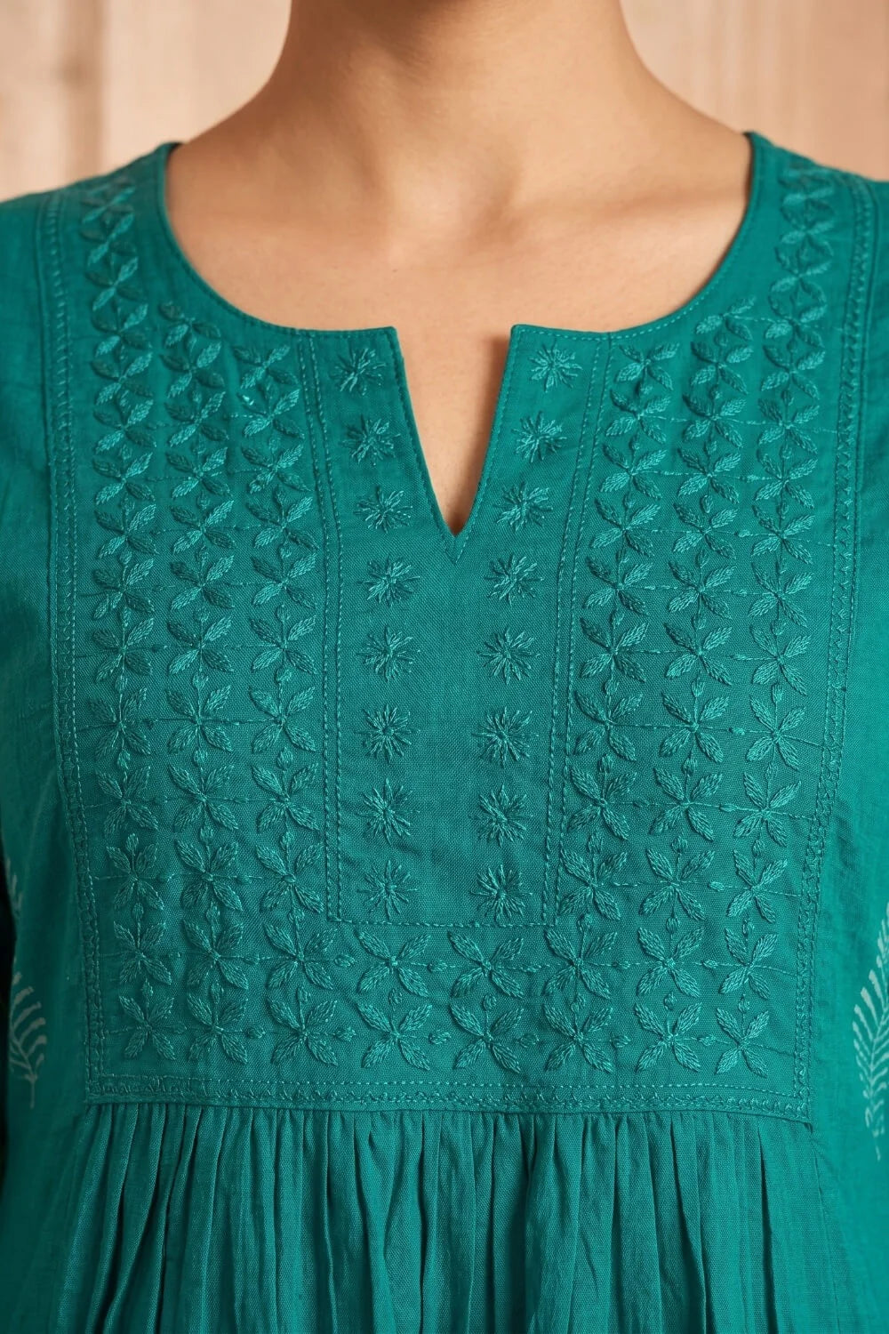 Emerald Veda Embroidered Kurta