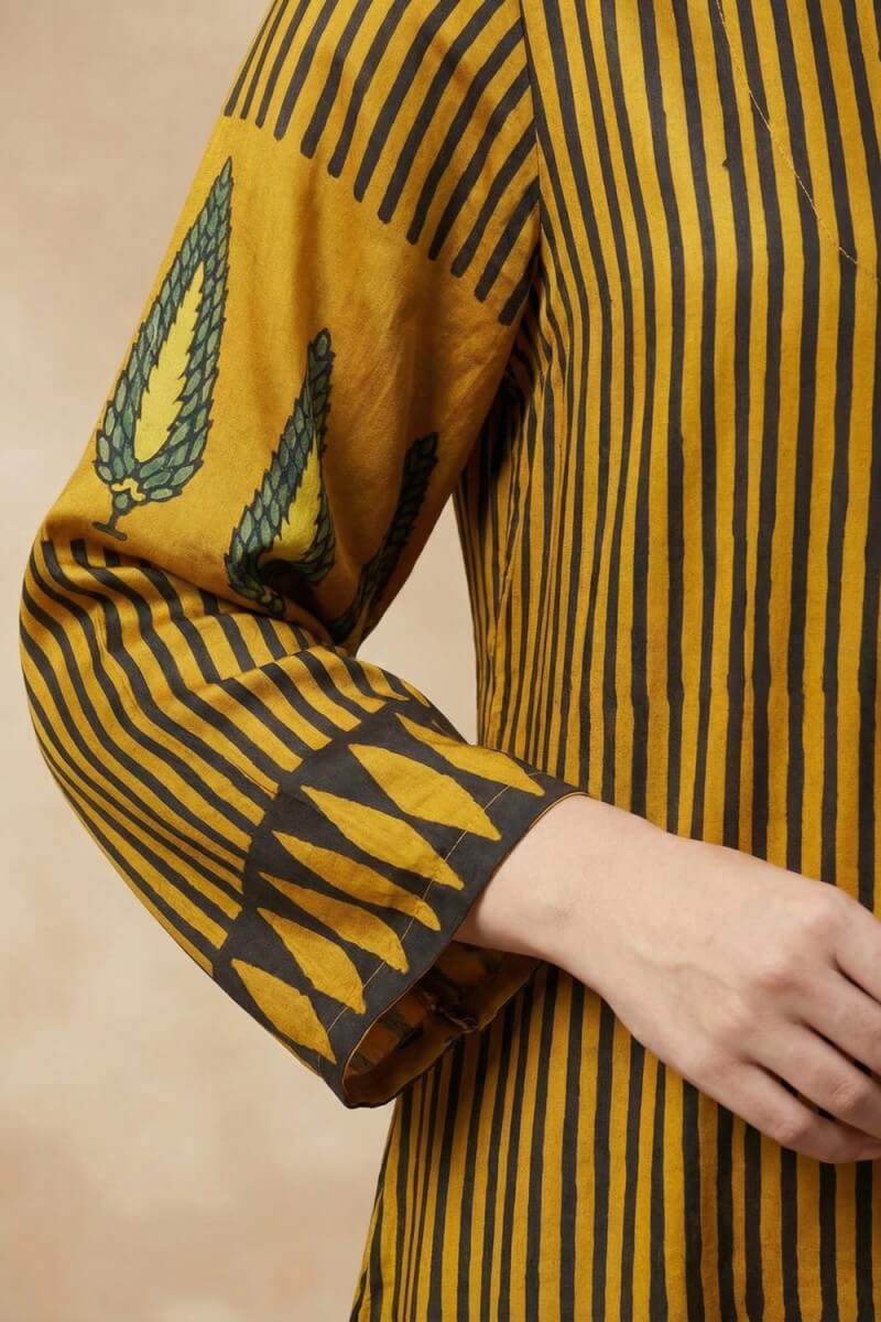 Amber Veda Ajrakh Modal Kurta