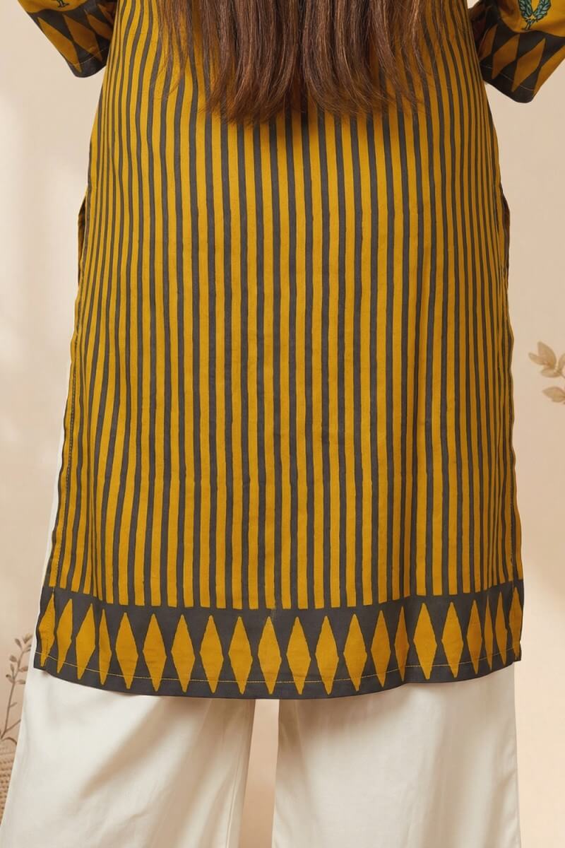 Amber Veda Ajrakh Modal Kurta