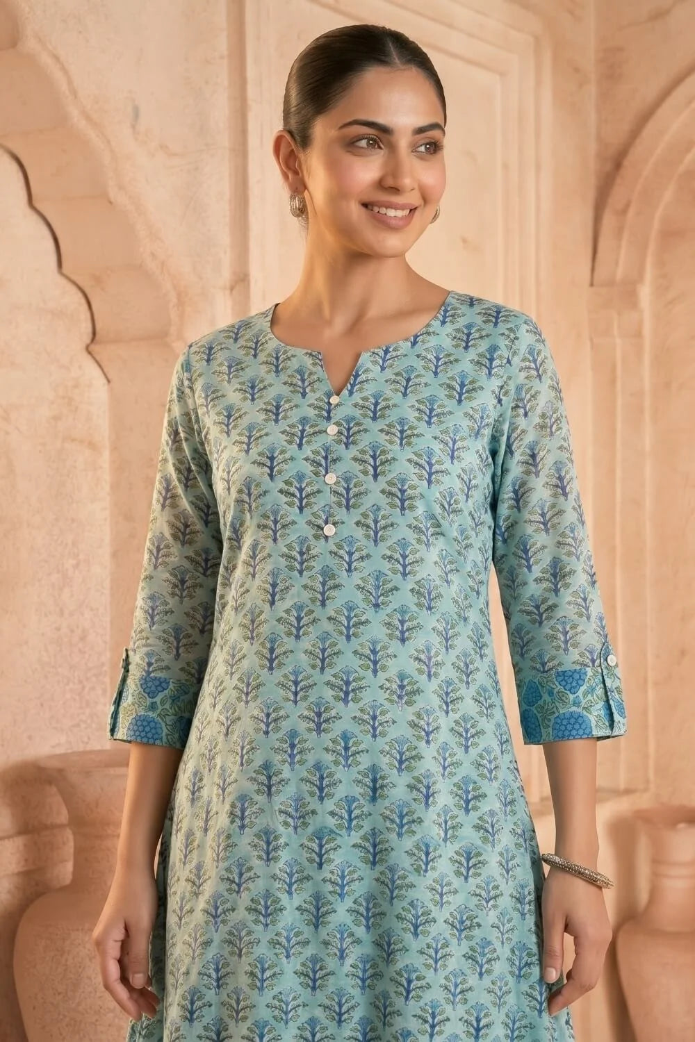 Neel Vanya Mulmul Layered Dress