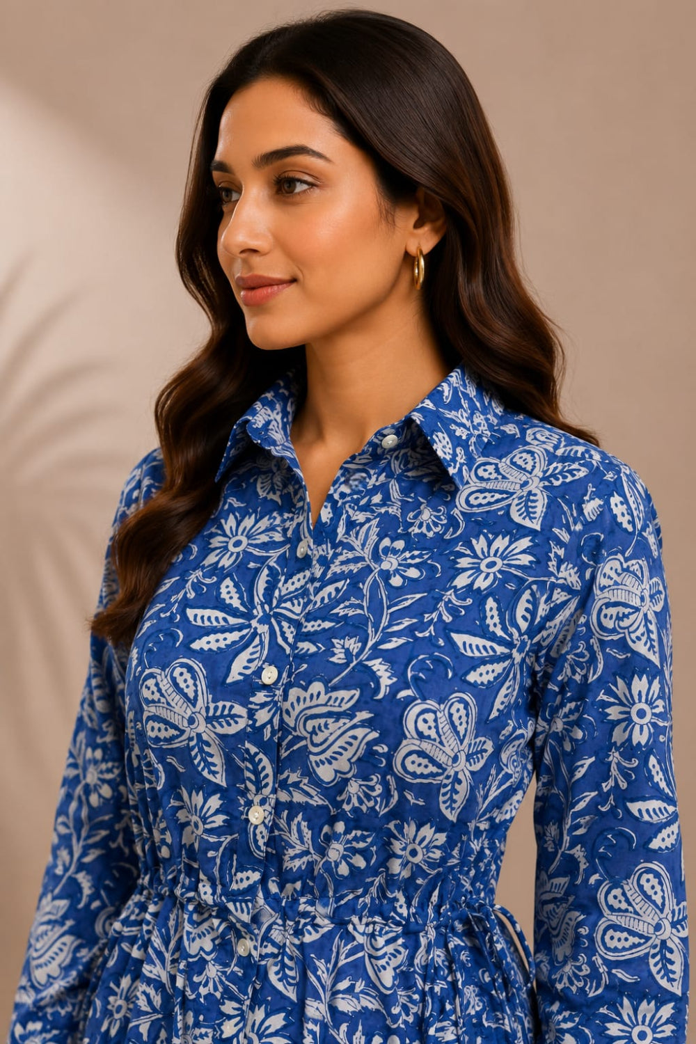 Neel Vanya Hand Block Printed Cotton Dress