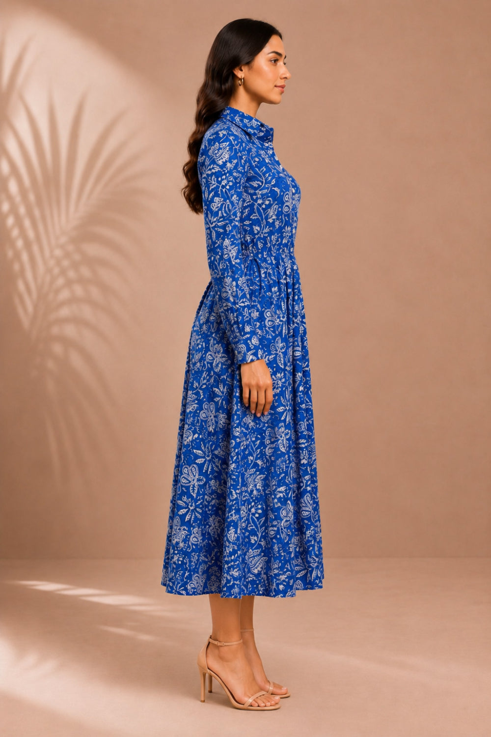 Neel Vanya Hand Block Printed Cotton Dress