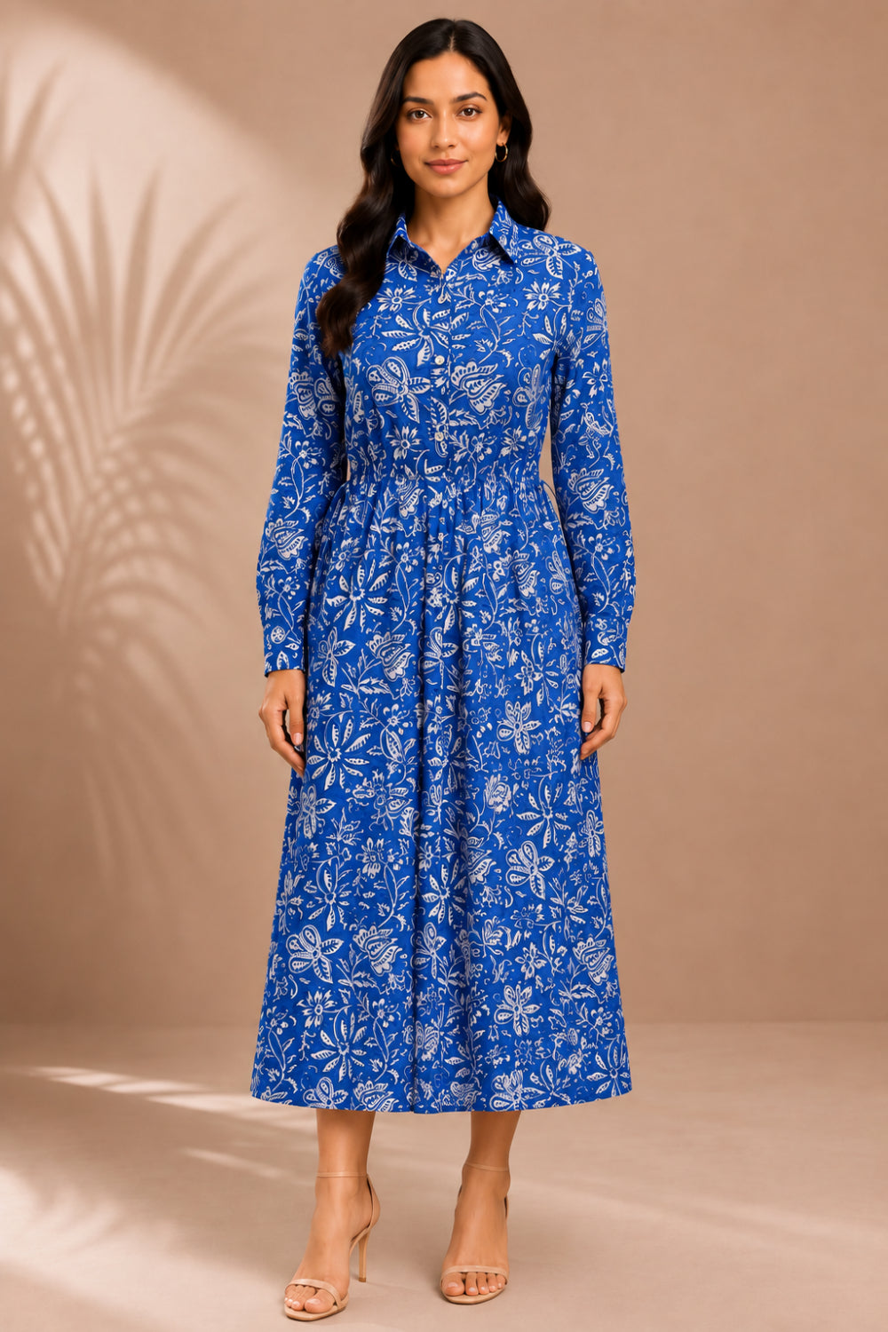 Neel Vanya Hand Block Printed Cotton Dress