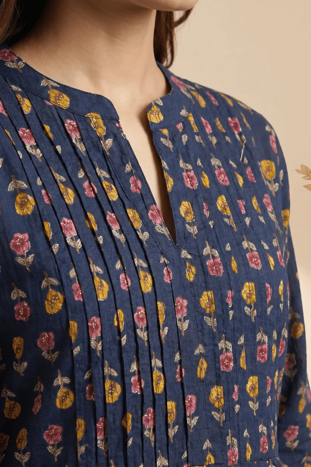 Noorika Pintuck Cotton Kurta