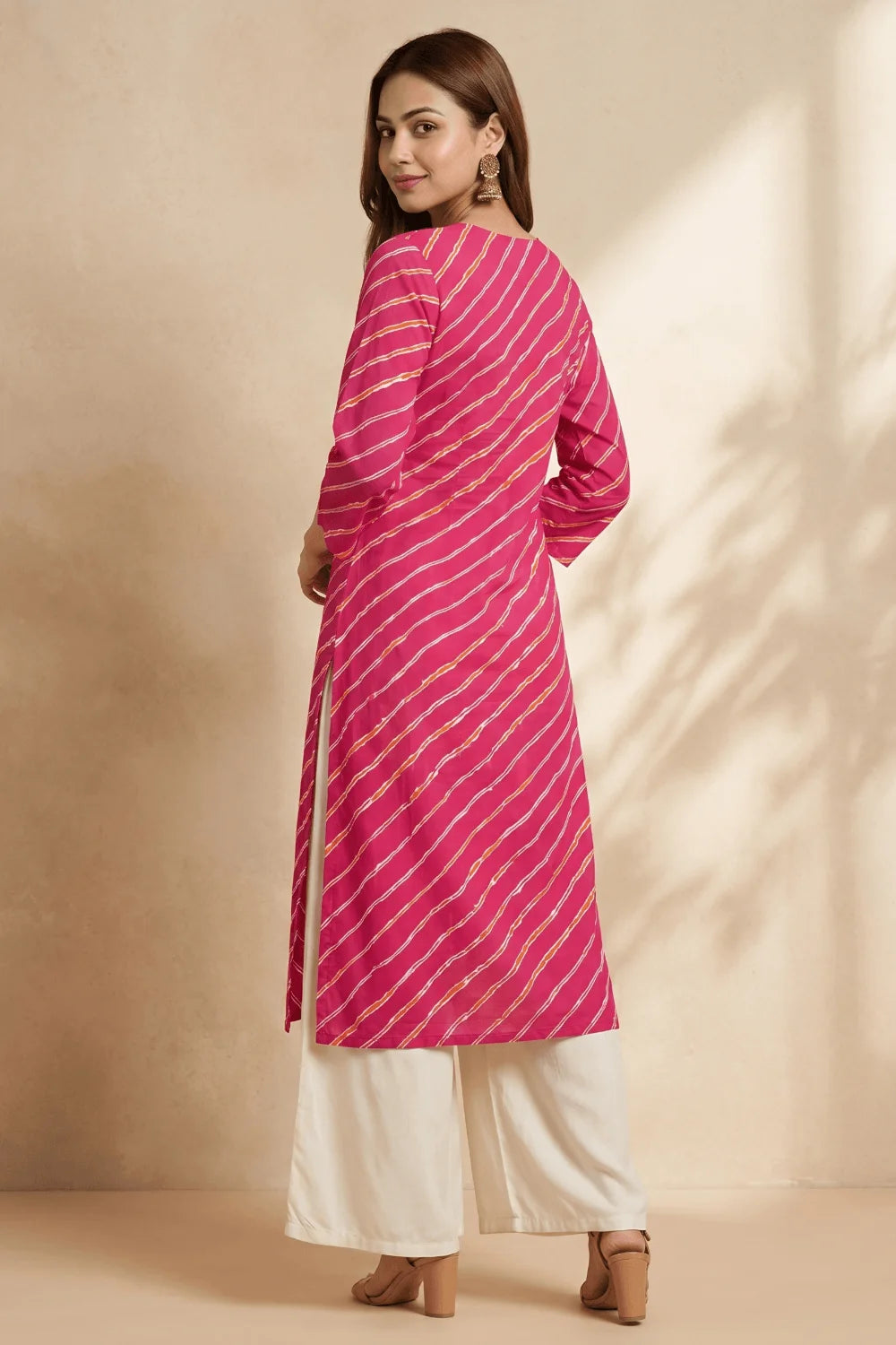 Gulnaar Leheriya Grace Pintuck Cotton Kurta