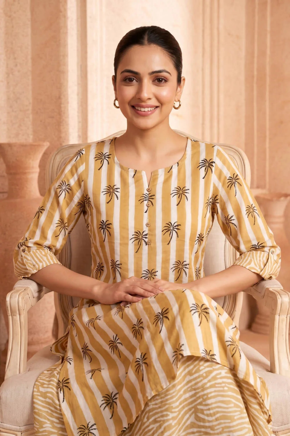Marigold Grove Mulmul Layered Dress