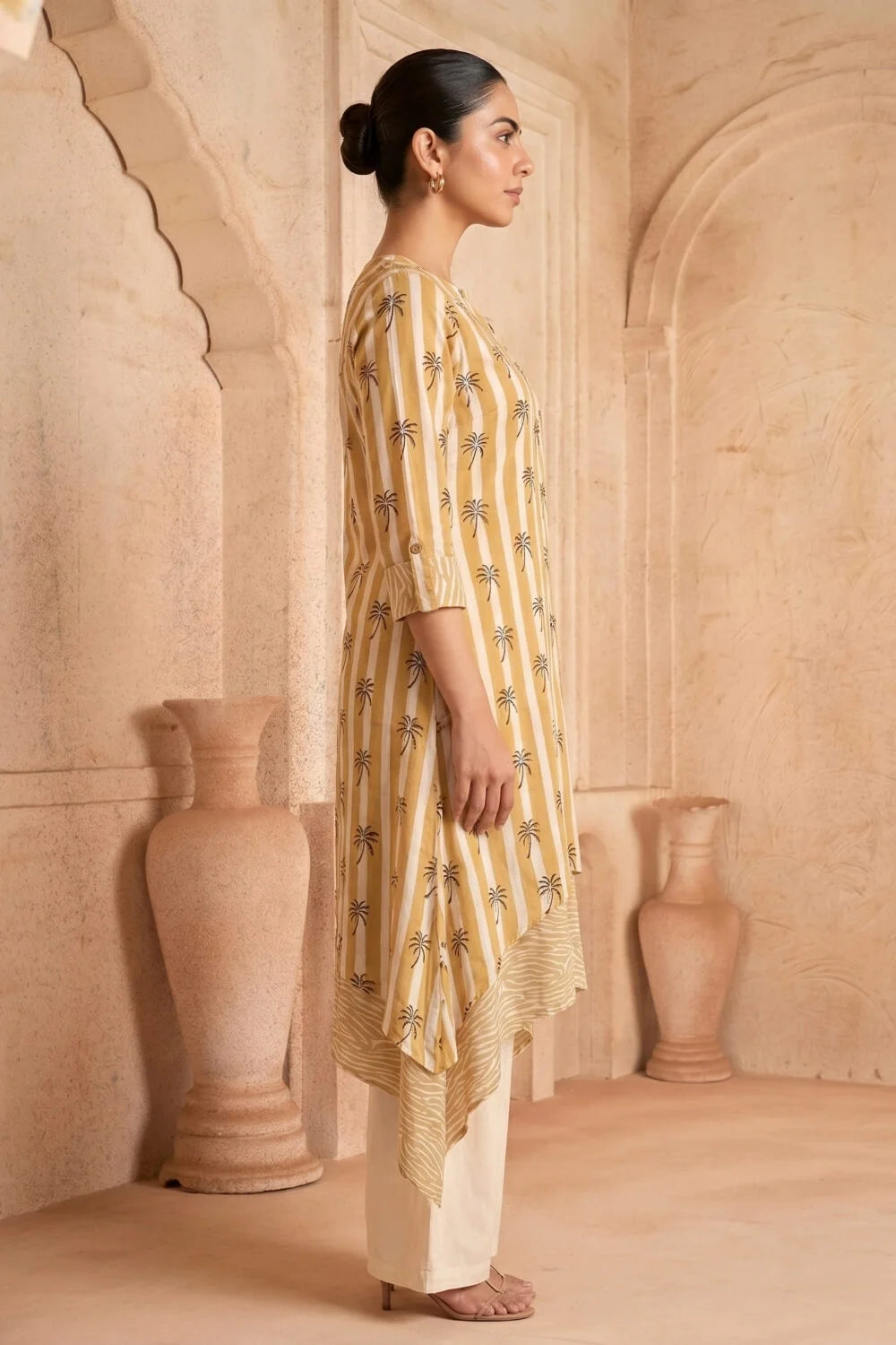 Marigold Grove Mulmul Layered Dress