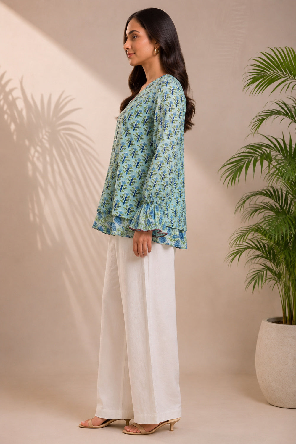 Neerja Mulmul Layered Top