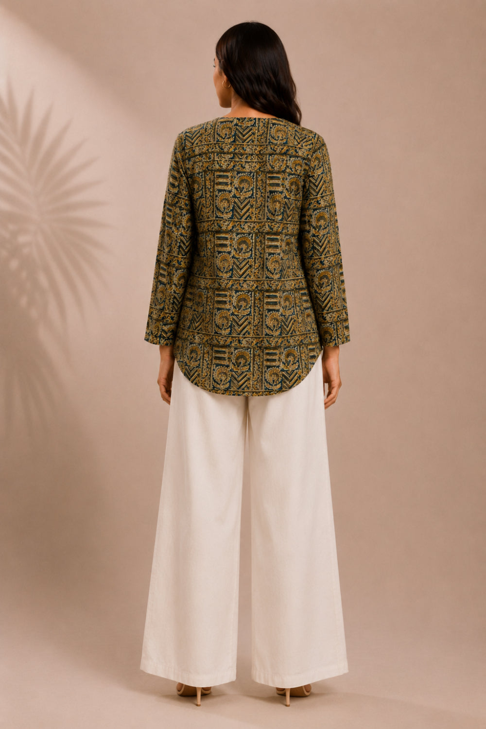 Vanraaj Hand Kalamkari Cotton Top