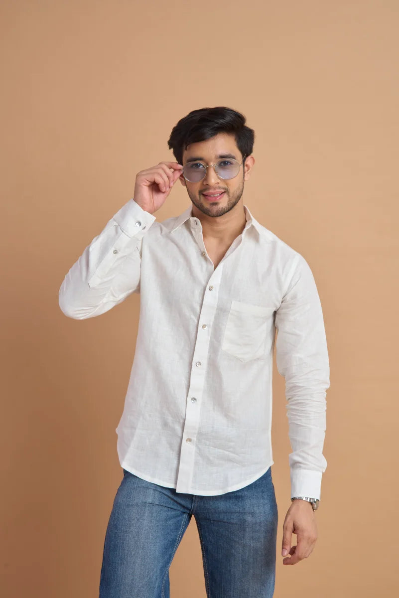 Classic Pure Linen Shirt
