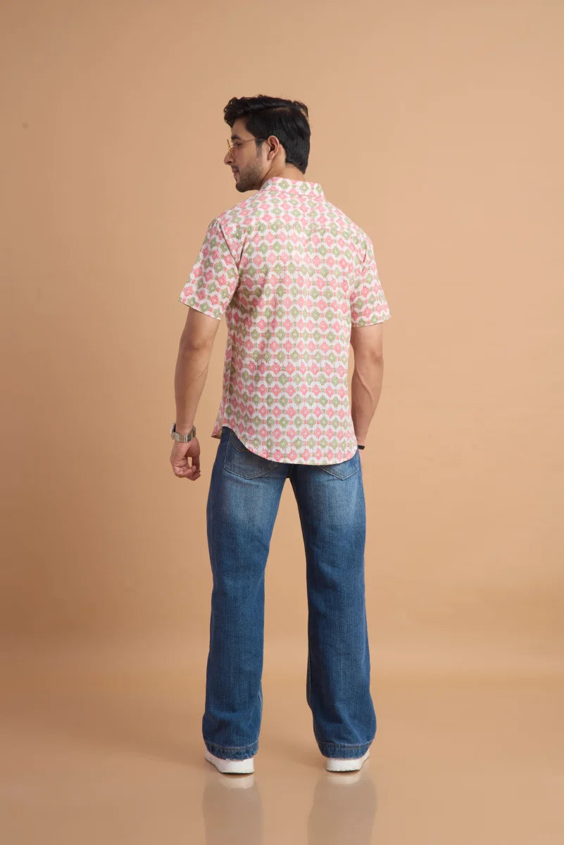 Handcrafted Block Print Cotton Shirt