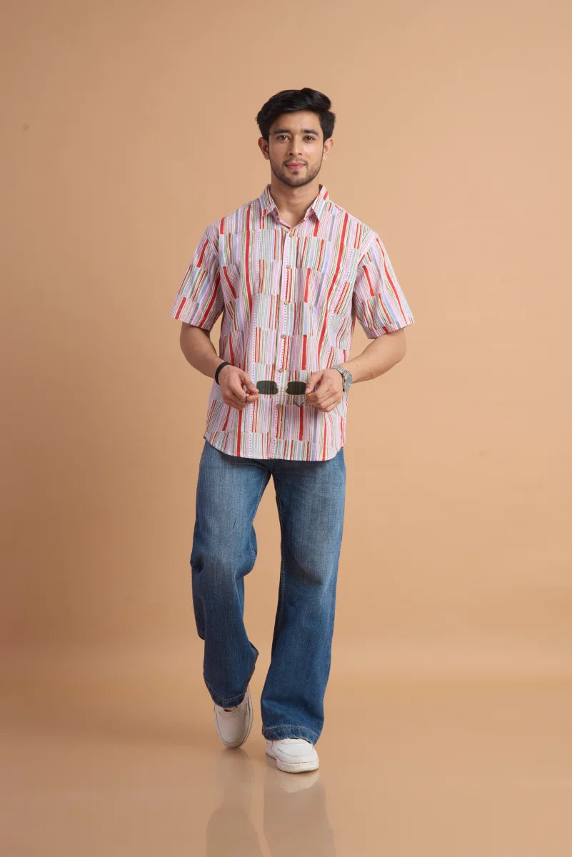 Handcrafted Block Print Cotton Shirt