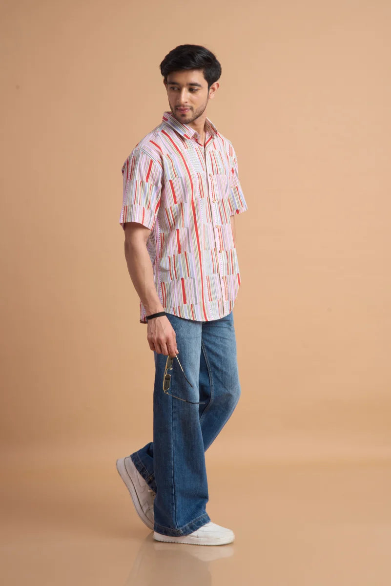 Handcrafted Block Print Cotton Shirt