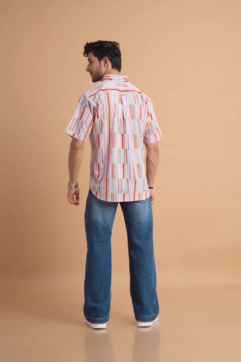 Handcrafted Block Print Cotton Shirt