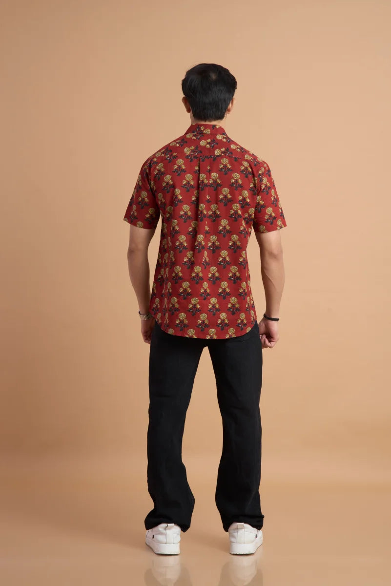 Handcrafted Block Print Cotton Shirt