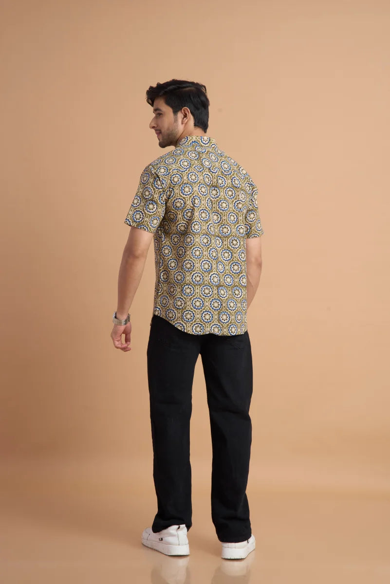 Handcrafted Block Print Cotton Shirt