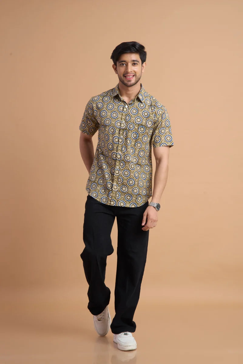 Handcrafted Block Print Cotton Shirt