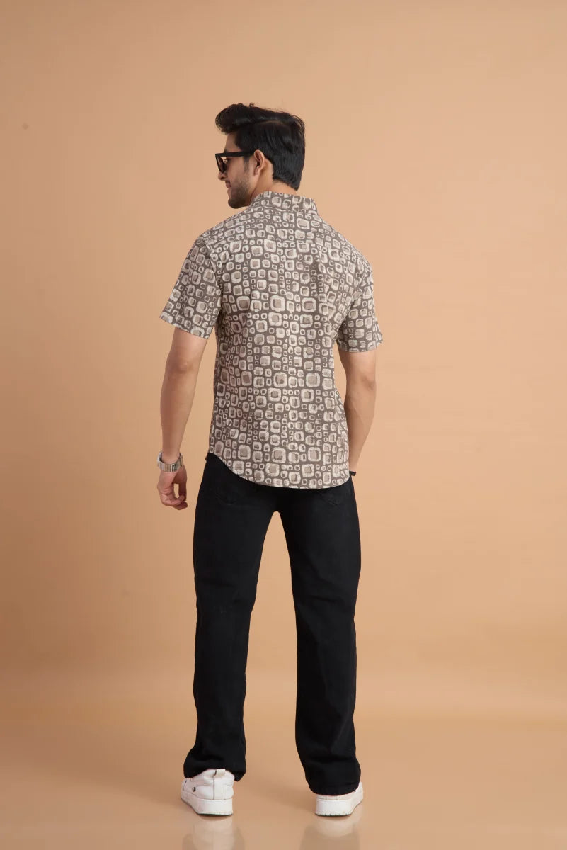 Handcrafted Block Print Cotton Shirt