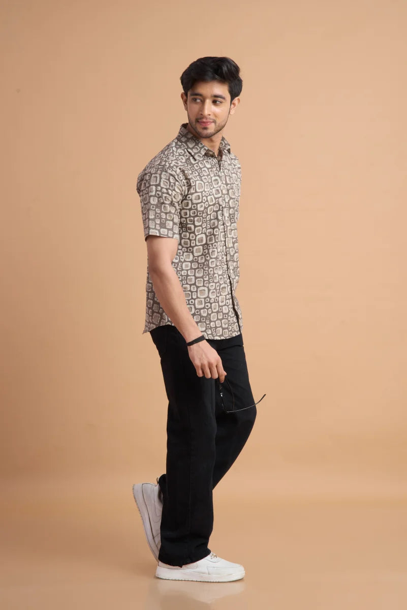 Handcrafted Block Print Cotton Shirt
