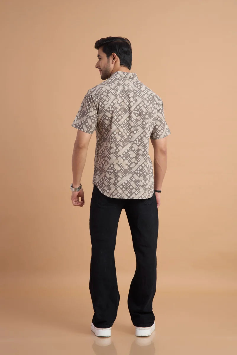 Handcrafted Block Print Cotton Shirt
