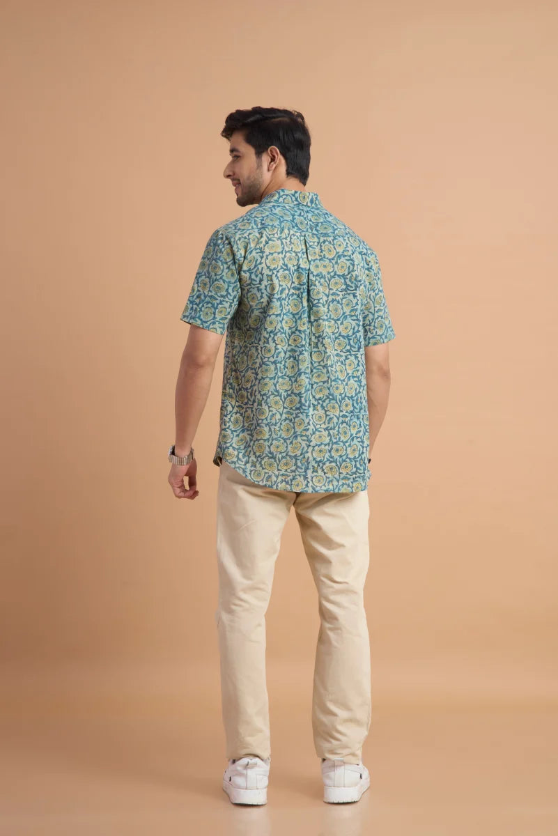 Handcrafted Block Print Cotton Shirt