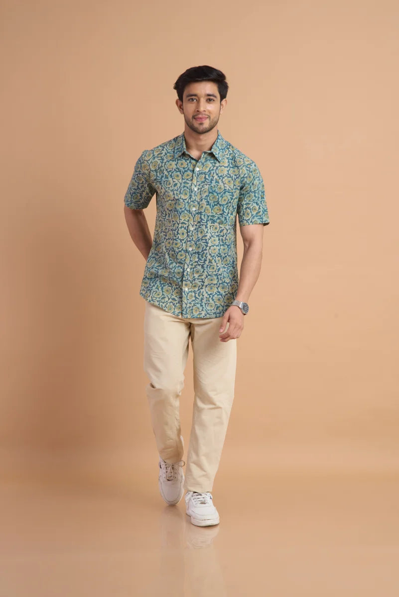 Handcrafted Block Print Cotton Shirt