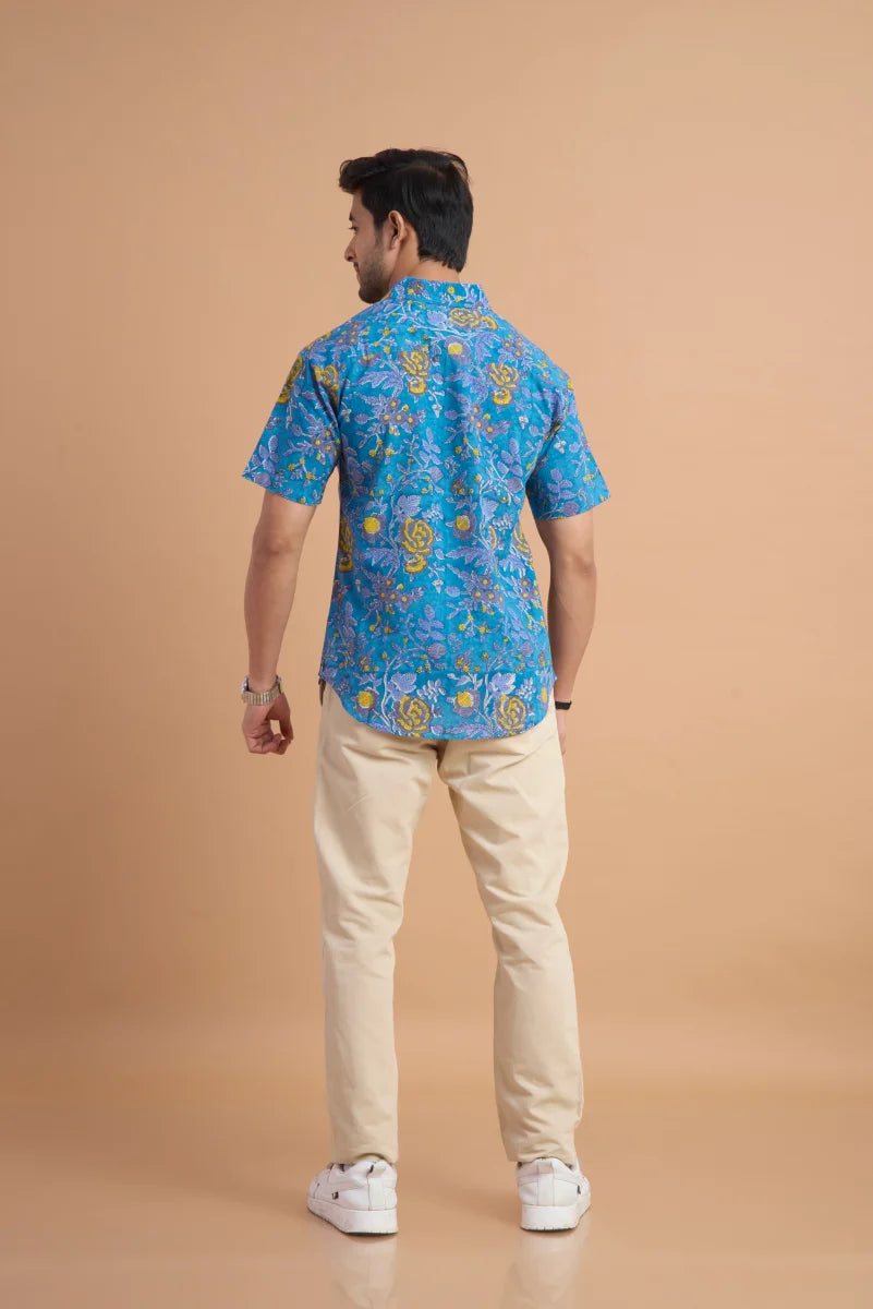 Handcrafted Block Print Cotton Shirt