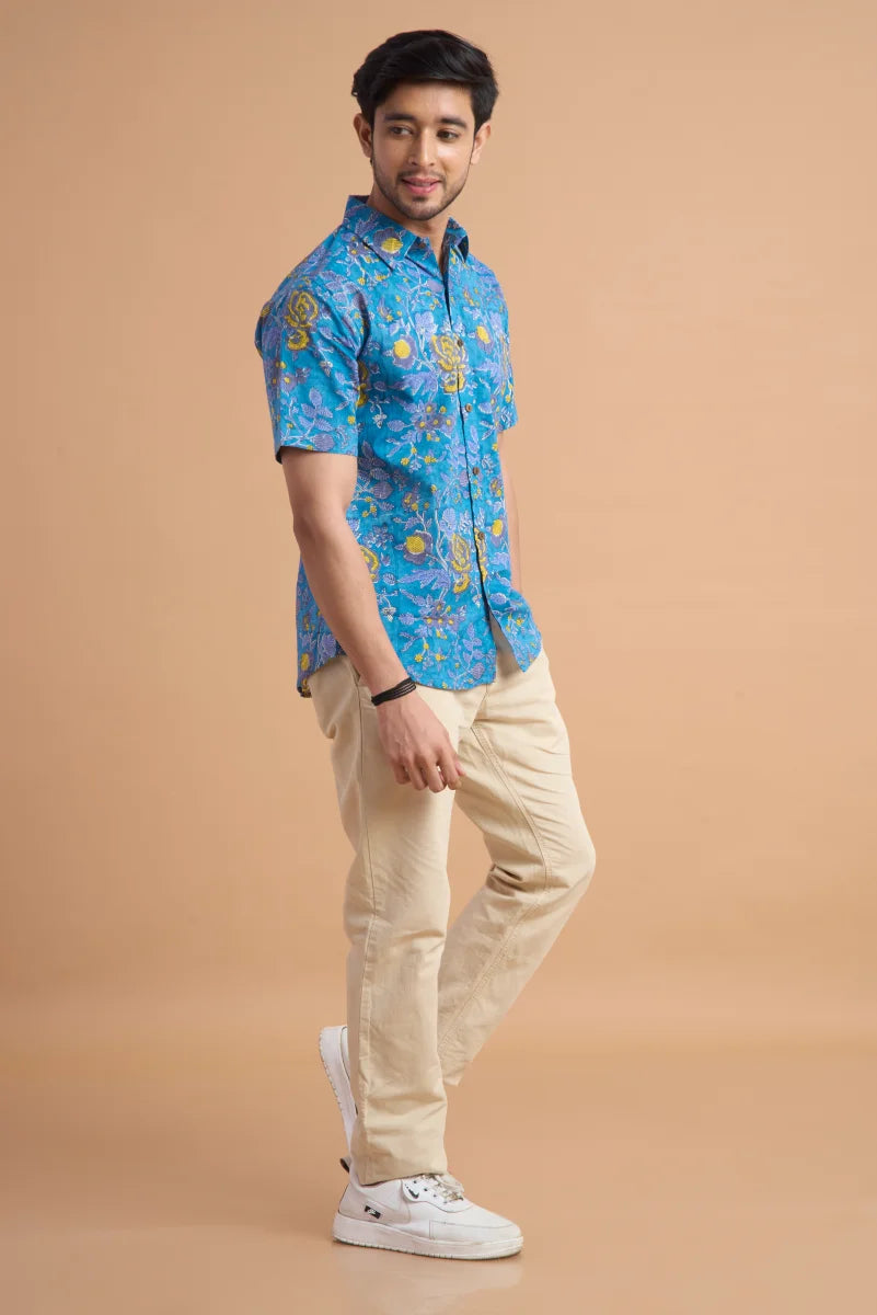 Handcrafted Block Print Cotton Shirt