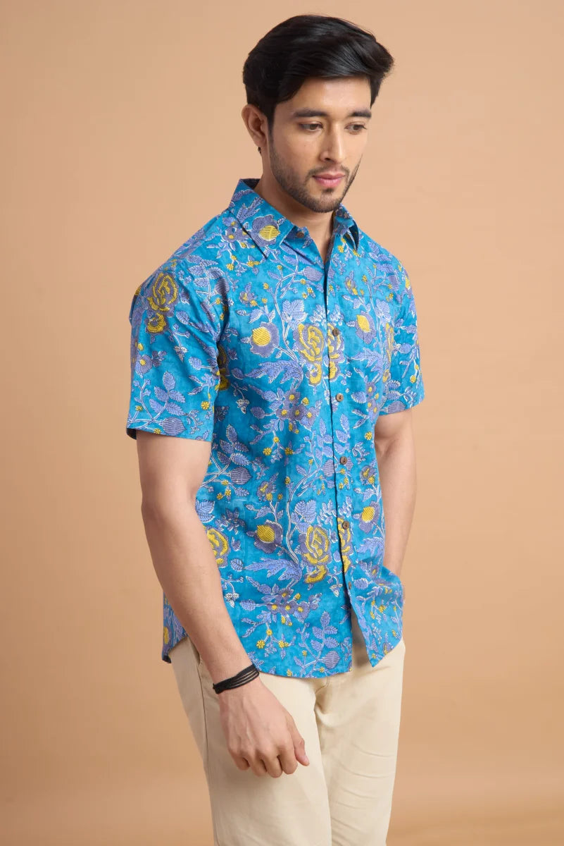 Handcrafted Block Print Cotton Shirt