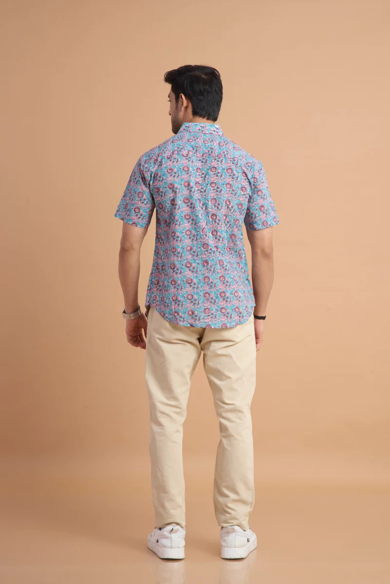 Handcrafted Block Print Cotton Shirt