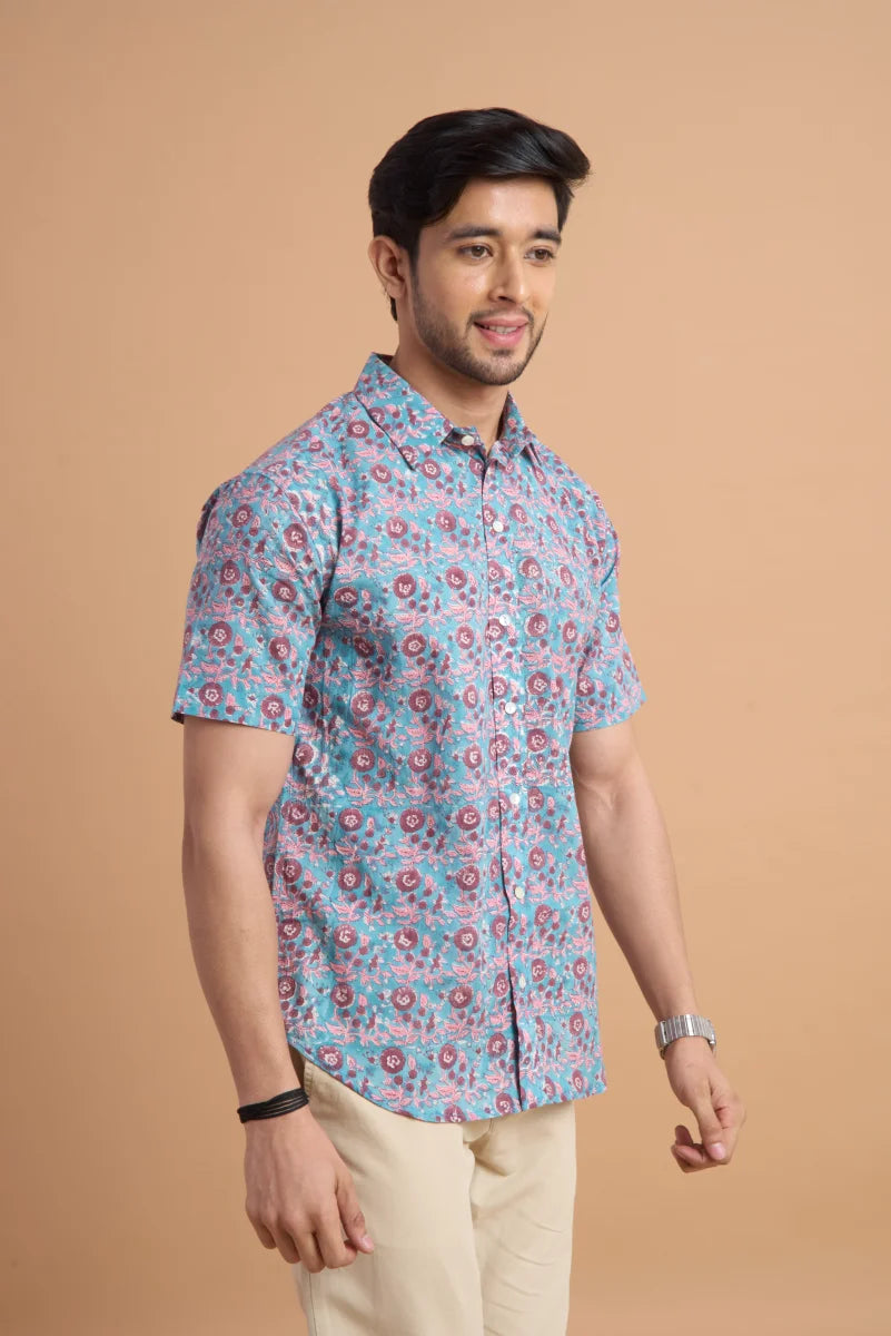 Handcrafted Block Print Cotton Shirt