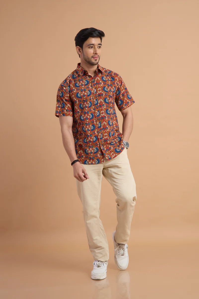 Handcrafted Block Print Cotton Shirt