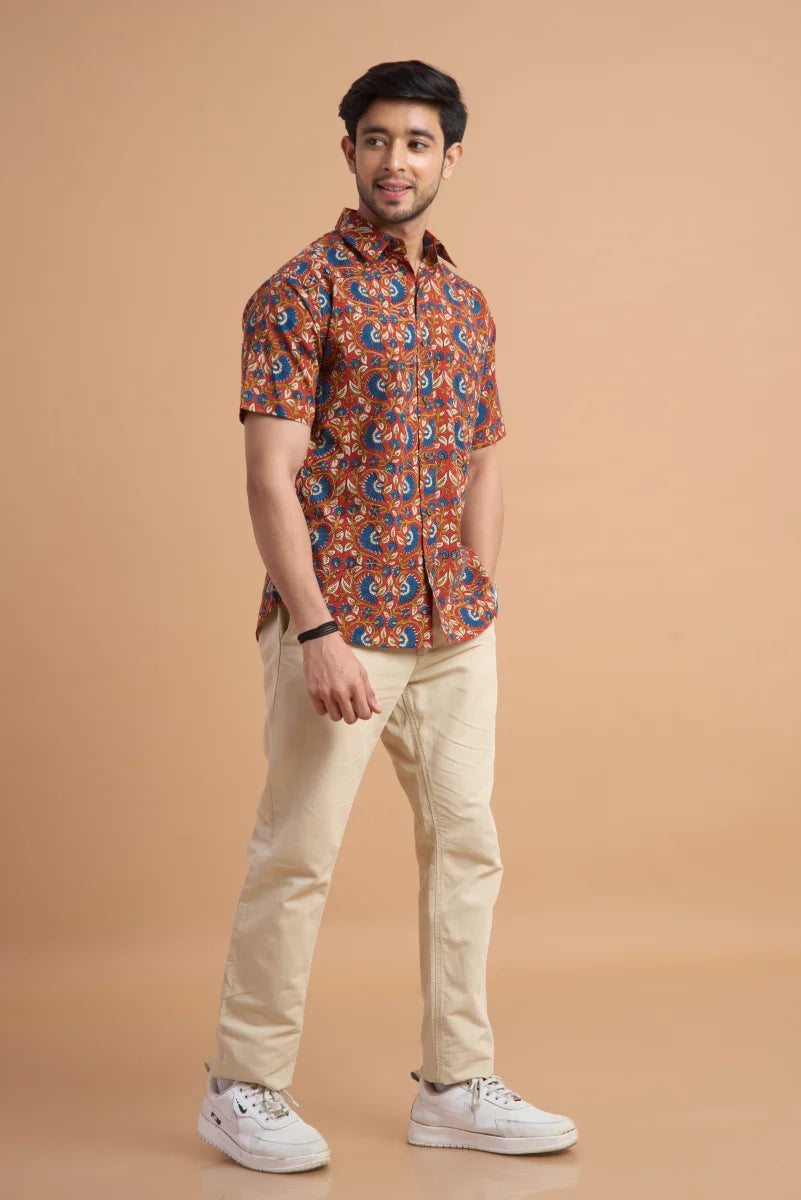 Handcrafted Block Print Cotton Shirt