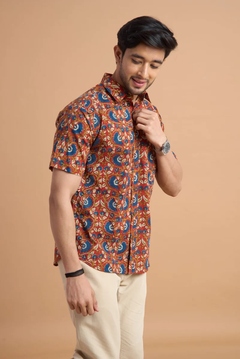 Handcrafted Block Print Cotton Shirt