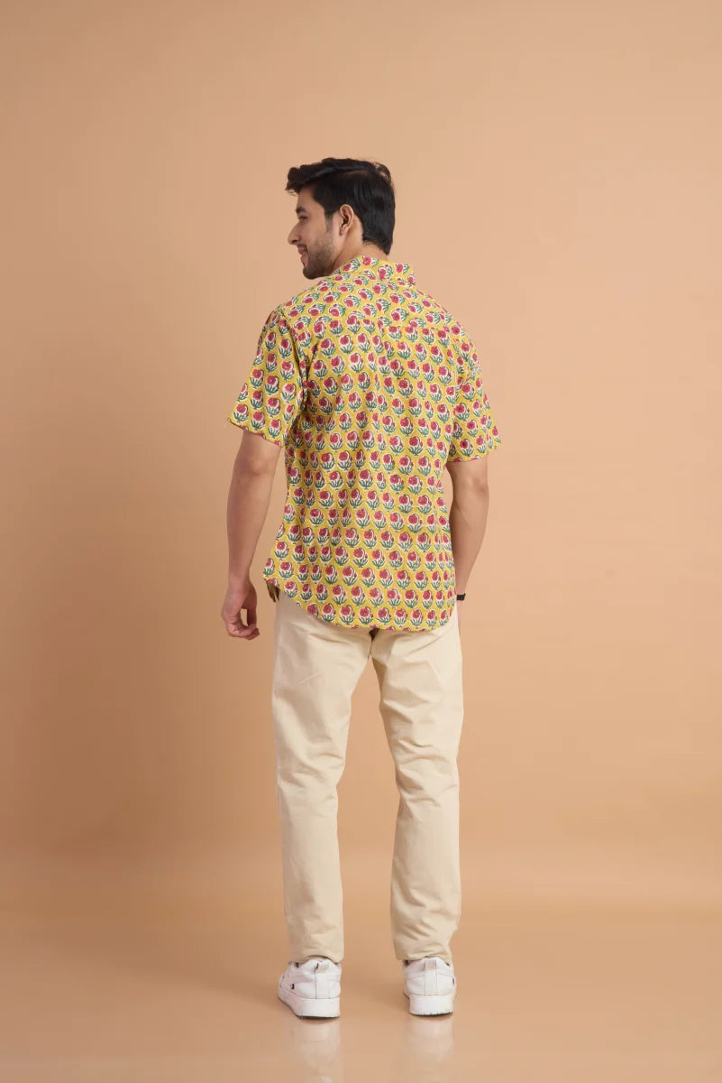 Handcrafted Block Print Cotton Shirt