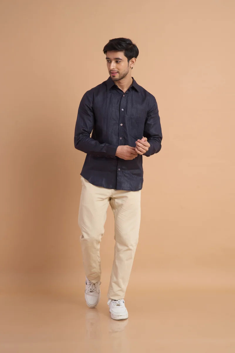 Classic Pure Linen Shirt