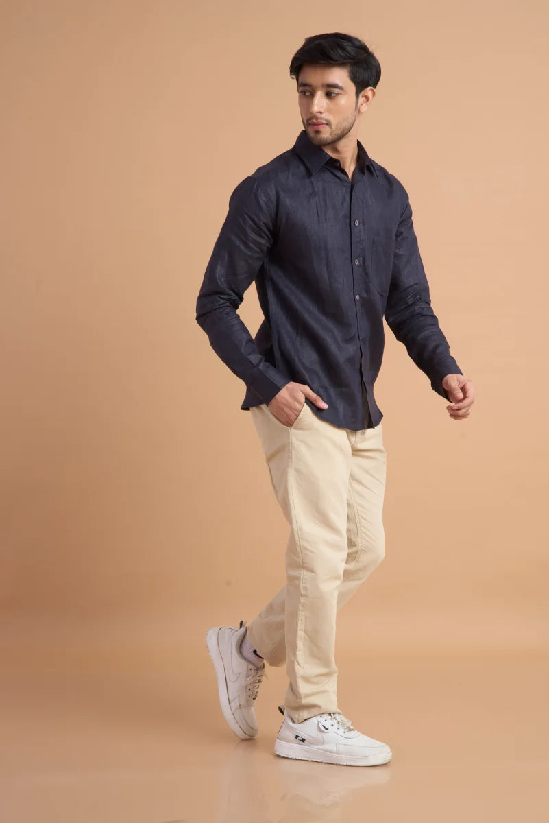 Classic Pure Linen Shirt