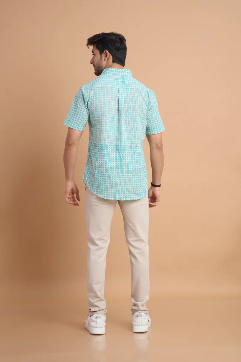 Handcrafted Block Print Cotton Shirt