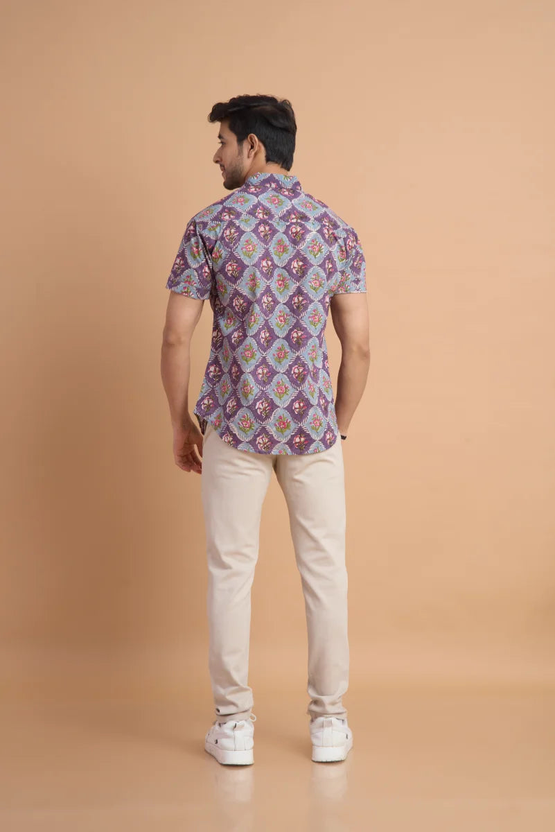Handcrafted Block Print Cotton Shirt