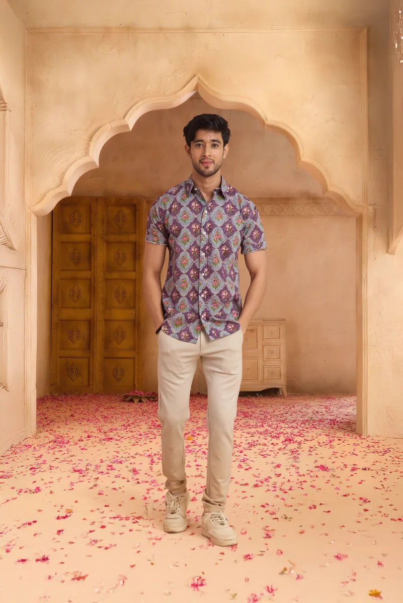 Handcrafted Block Print Cotton Shirt